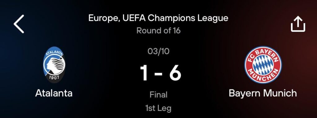 Atalanta are out of the Champions League. They’ll face us with full intensity and come in almost fully rested after what was basically a light training session against Bayern. Chivu has to prepare for the Atalanta match as if it’s a final.
