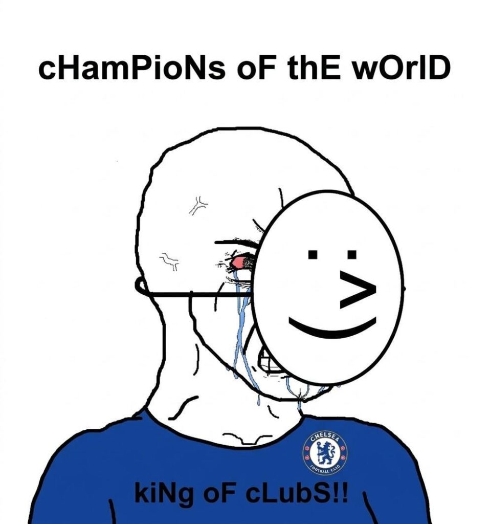 Champions of the world, King of clubs, ladies and gentlemen