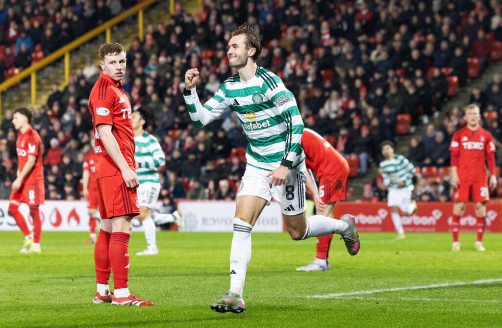 Nygren scores. Celtic wins.