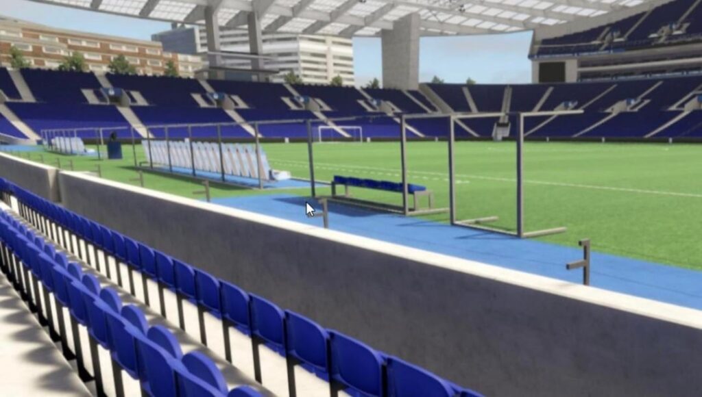 Lugares atrás dos bancos - bancada Poente