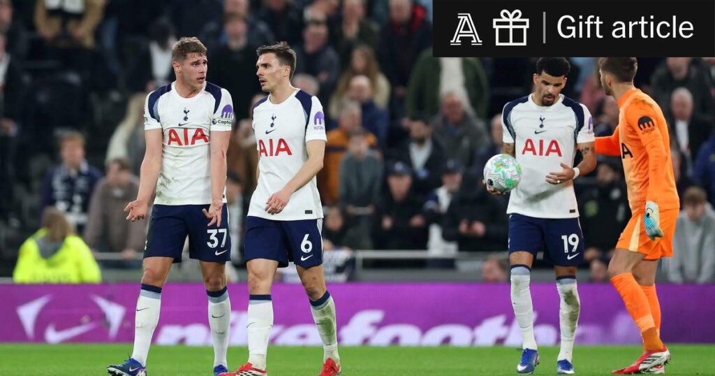 [TheAthletic] Tottenham accounts: Worst-ever pre-tax loss and growing need for cash. Spurs’ deficit tumbled to £120.6million ($160m), a near-£100m worsening on a season earlier. At the end of June 2025, the club held just £20.4m ($26.9m) in liquid cash, a 10-year low.