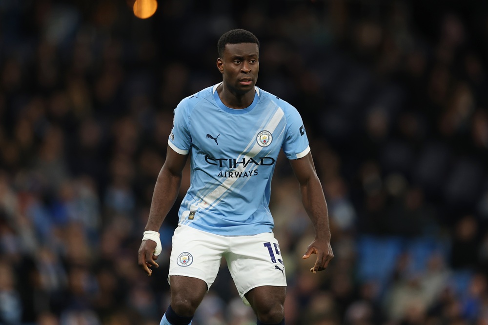 2 Manchester City players to miss Arsenal cup final Marc Guehi of Manchester City in action during the Premier League match between Manchester City and Wolverhampton Wanderers at Etihad Stadium on Ja...