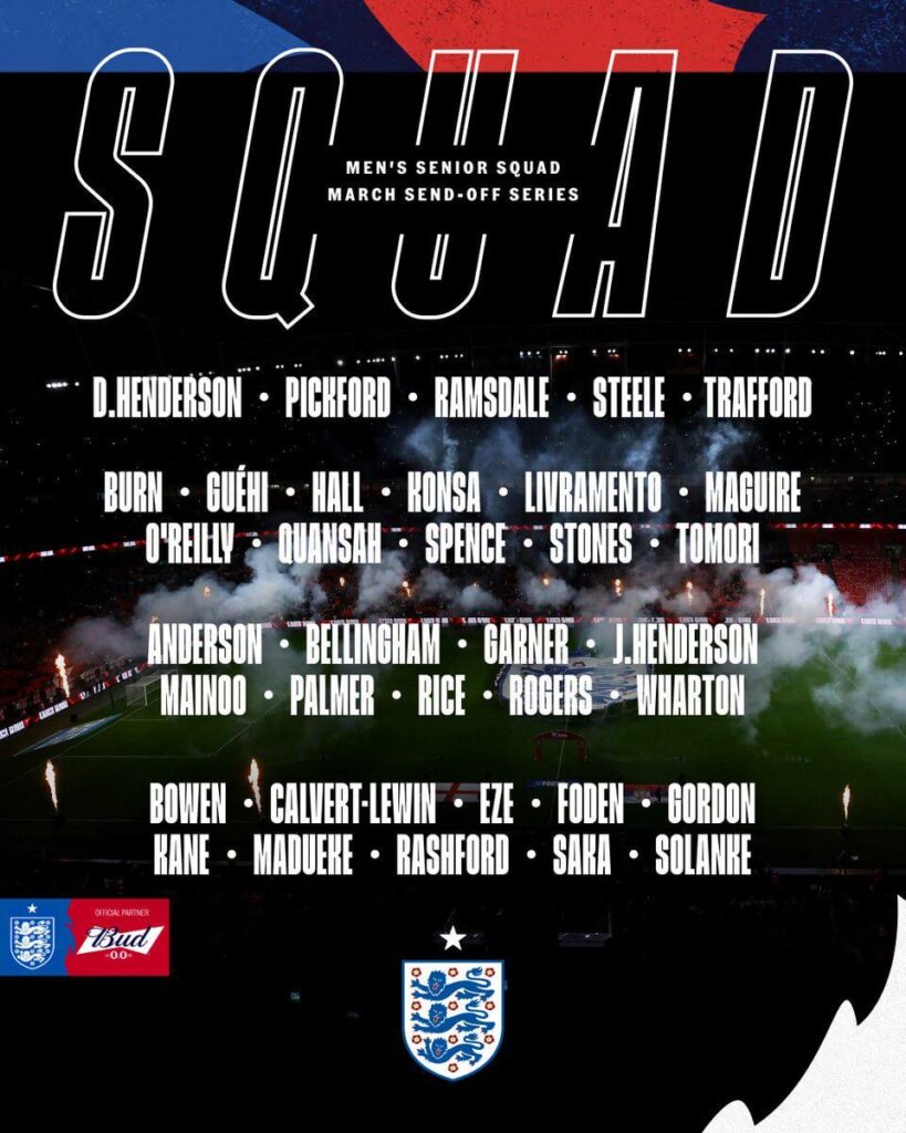 Dominic Solanke and Djed Spence called up to the England squad