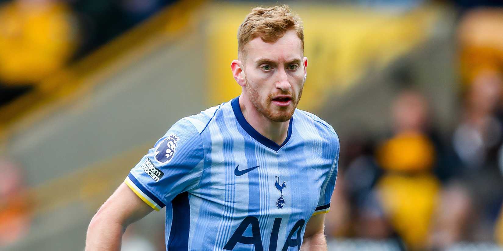 Dejan Kulusevski in action for Tottenham Hotspur