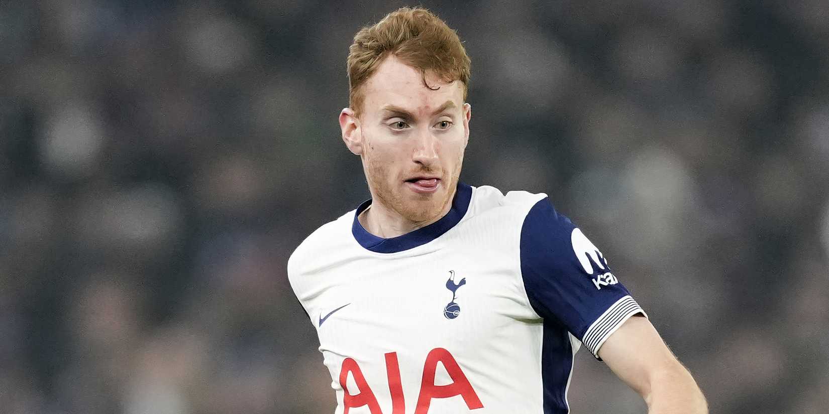 Dejan Kulusevski in action for Tottenham Hotspur