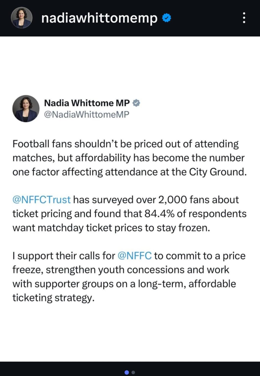 Ah Nadia ✨️... you tell them !