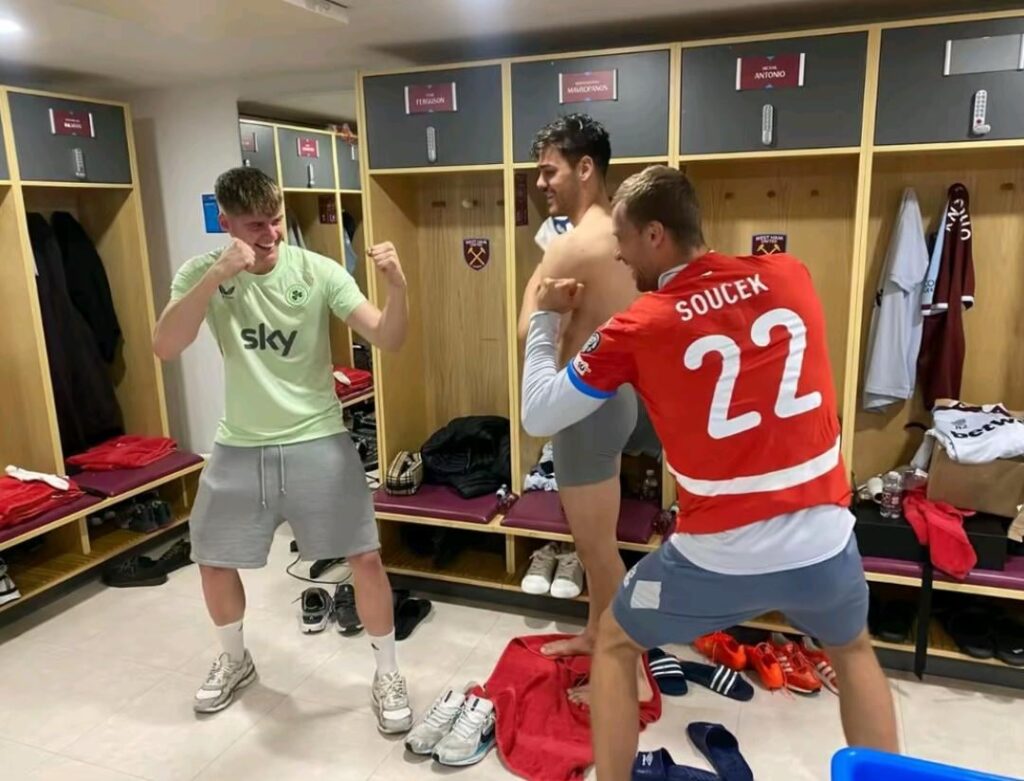 Evan Ferguson put this up ahead of Ireland V Czechia tommorow