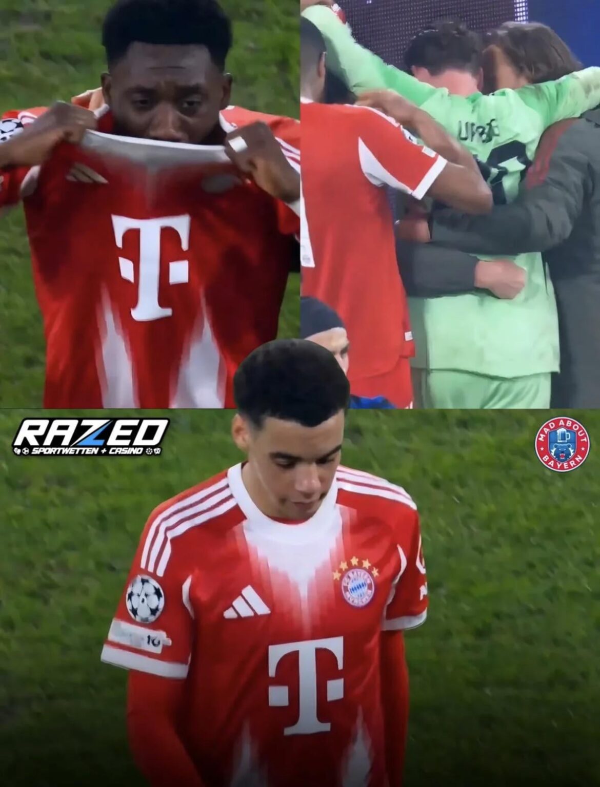 Alphonso Davies looks to have a serious muscle injury while Musial and Urbig have no clear reports yet