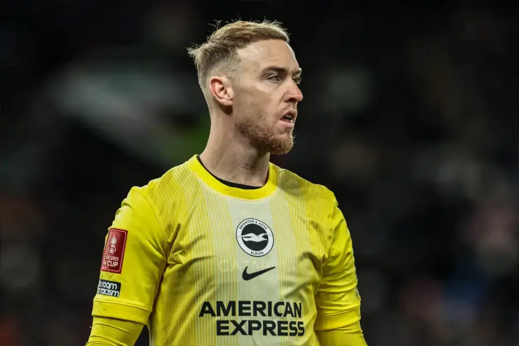 Brighton player called up by England... it's Jason Steele