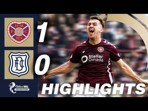 Highlights | Hearts 1-0 Dundee