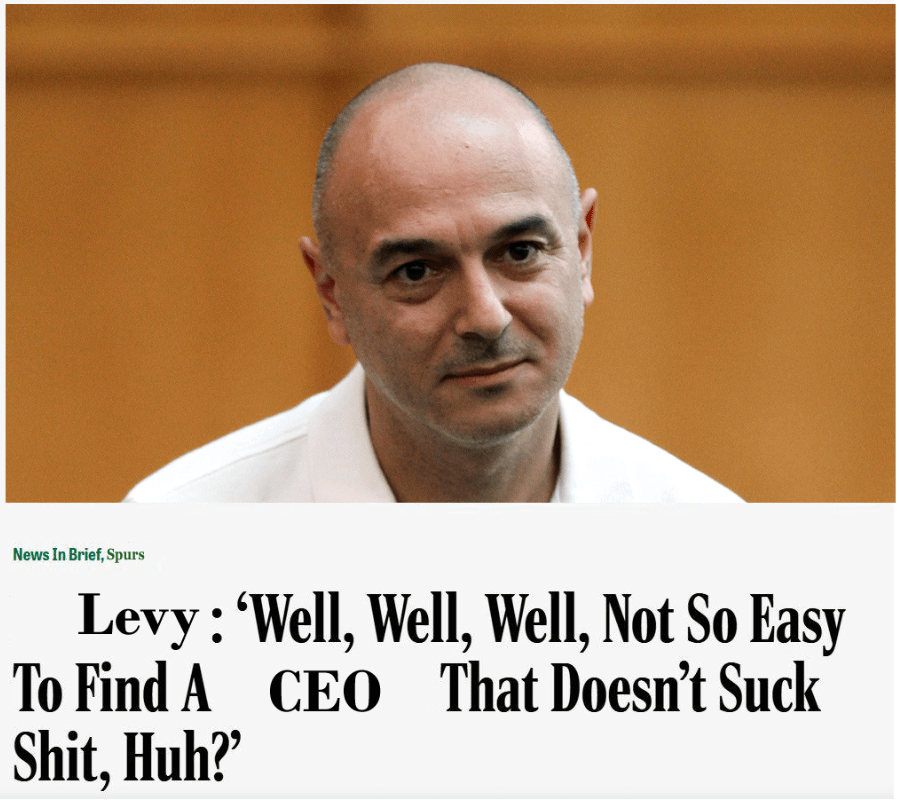 And We Said We'd Never Miss Him...