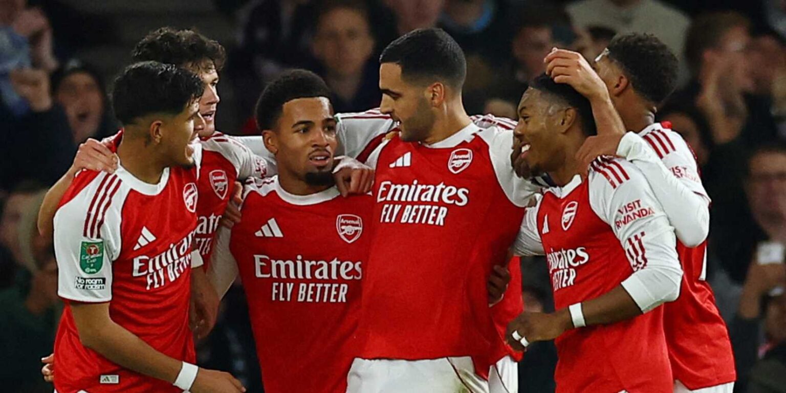 Nwaneri-Hincapie-Merino-Lewis-Skelly-Arsenal