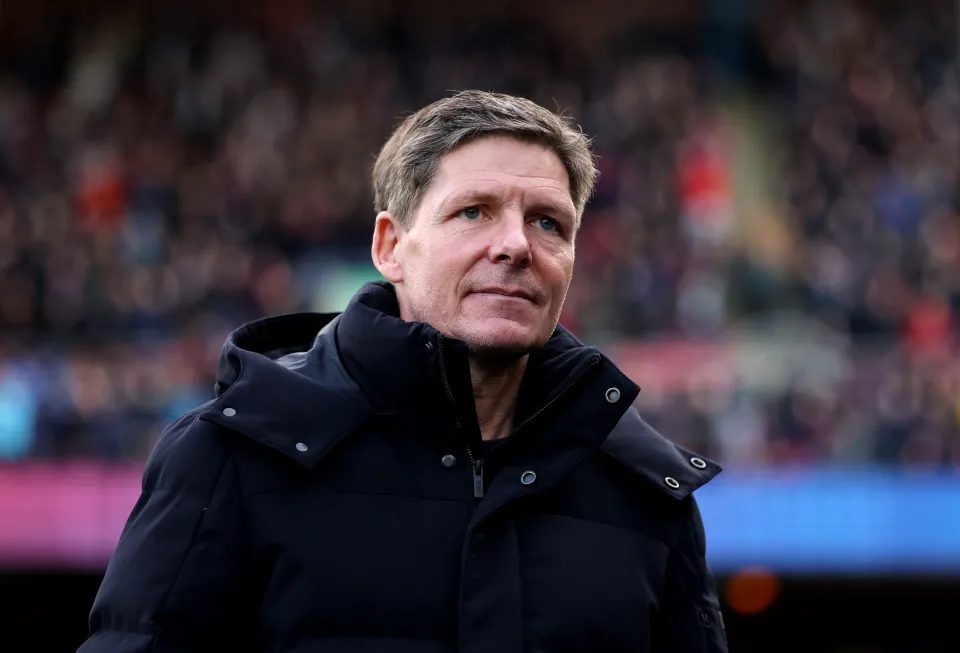 Crystal Palace boss Oliver Glasner during win over Wolves at Selhurst Park