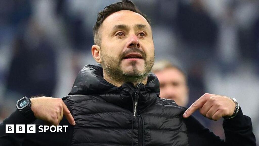 How many points will De Zerbi get for Spurs?