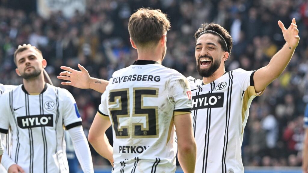 Petkov trifft doppelt gegen Bielefeld: Elversberg klettert nach ganz oben