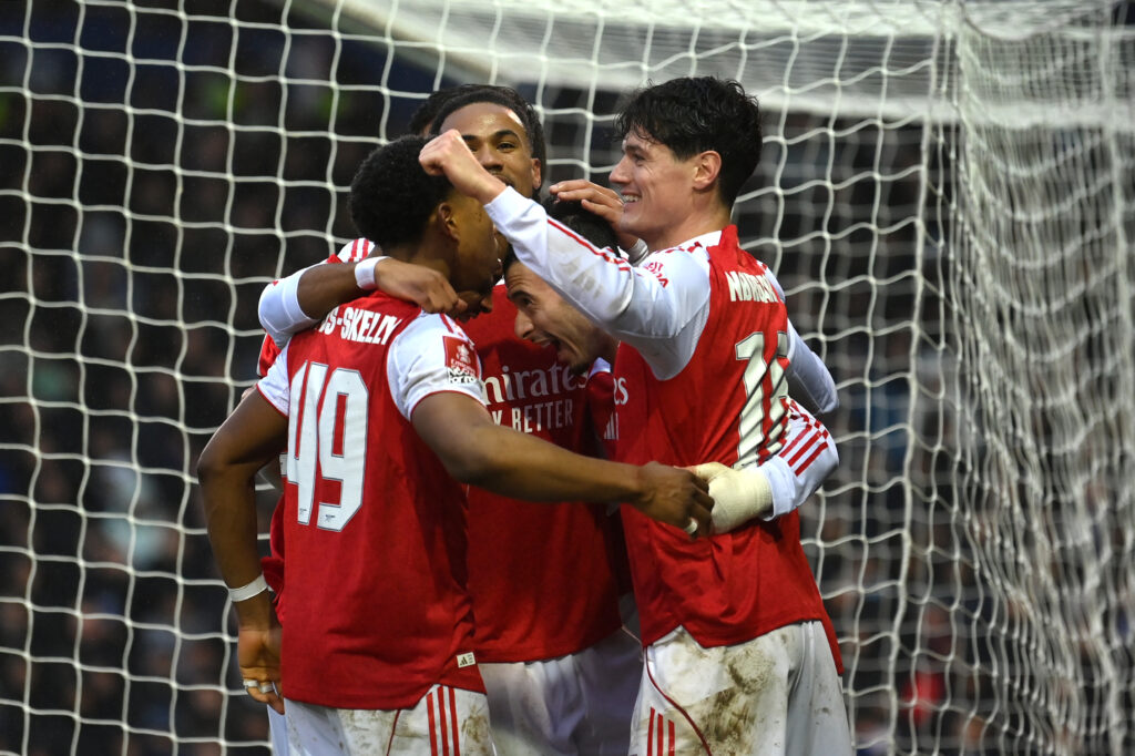 portsmouth v arsenal emirates fa cup third round 3