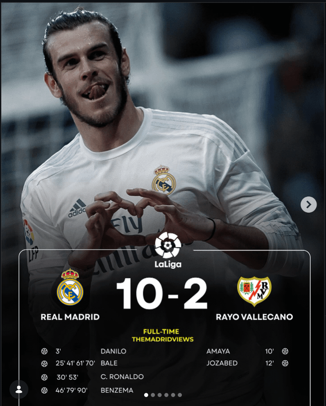 5 G/A in a single match performance by real madrid players | 21st century