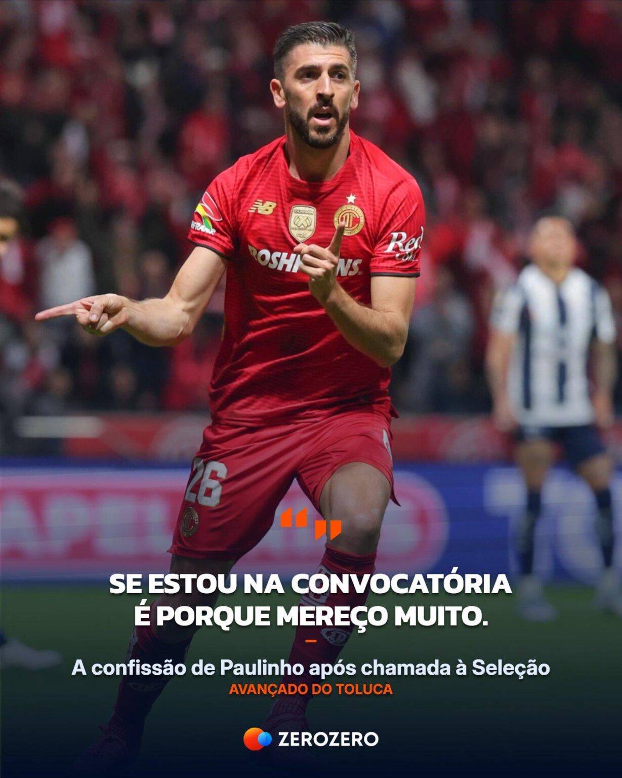 As palavras são de Paulinho, avançado chamado para os trabalhos da equipa das quinas, face às ausências de Rodrigo Mora e Rafael Leão.