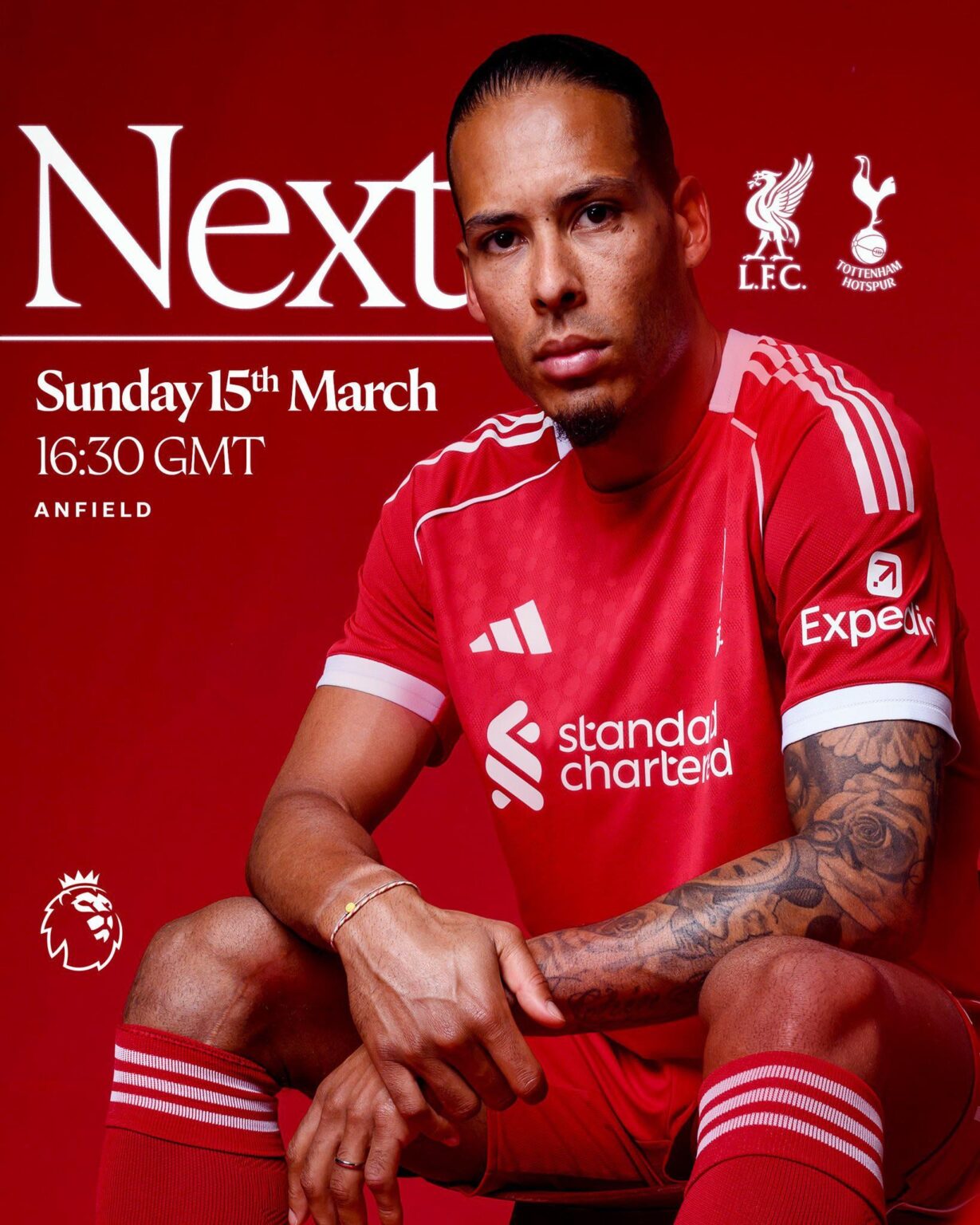 Up Next: We host Tottenham Hotspur in the Premier League 🔴