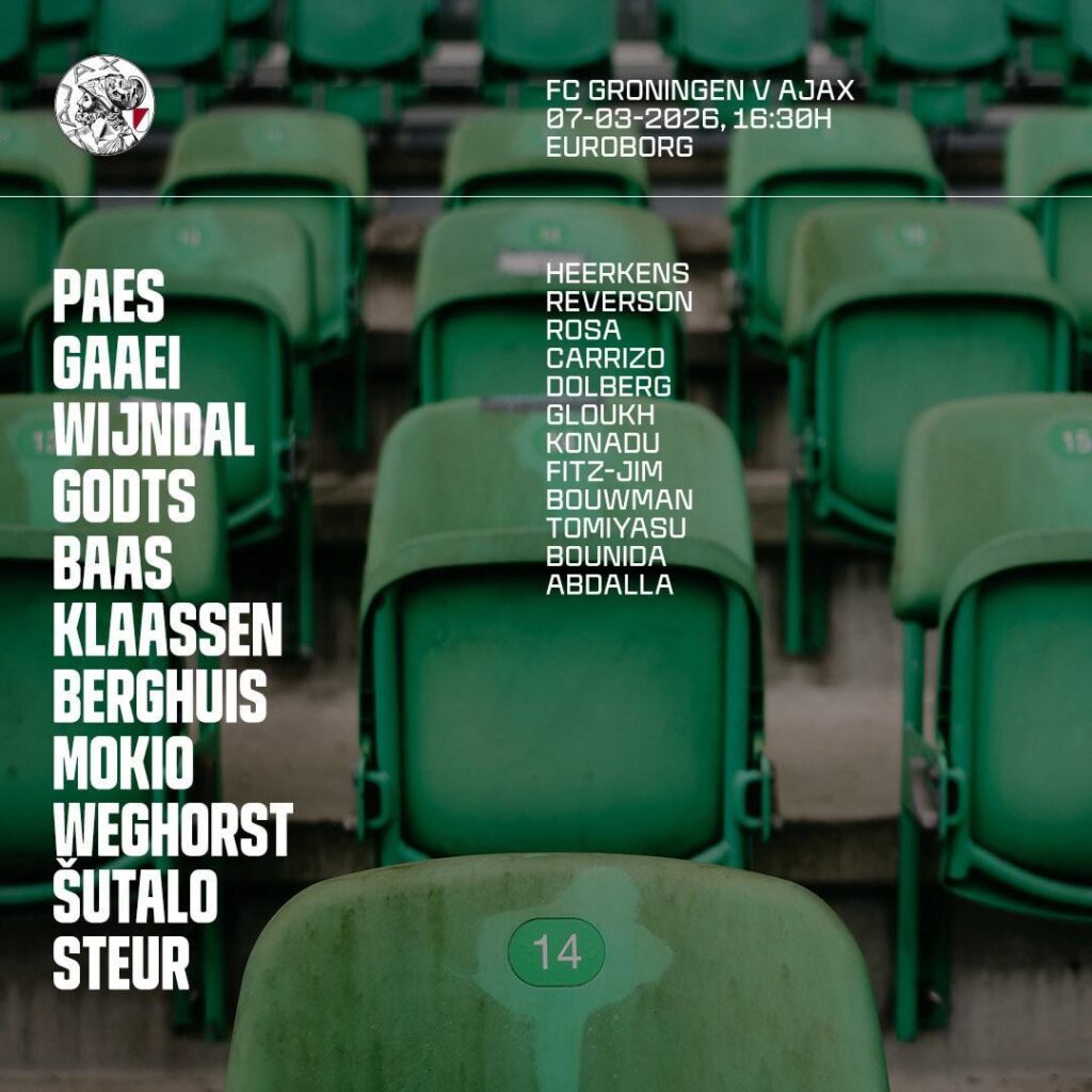 Match thread: FC Groningen - Ajax