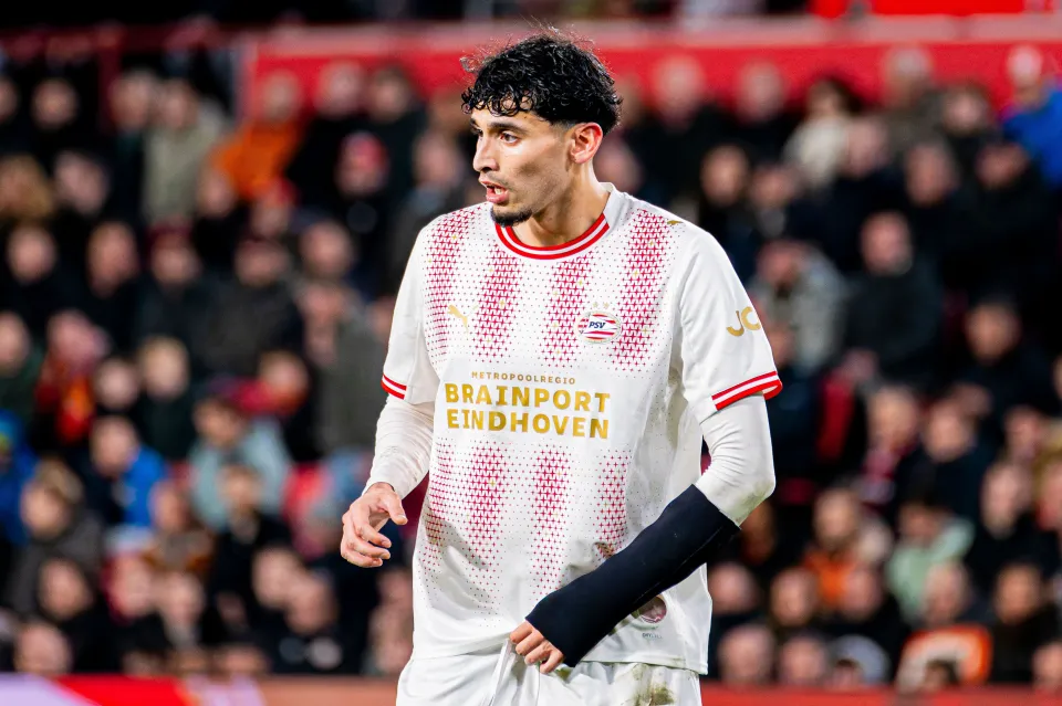 Ricardo Pepi playing for PSV Eindhoven