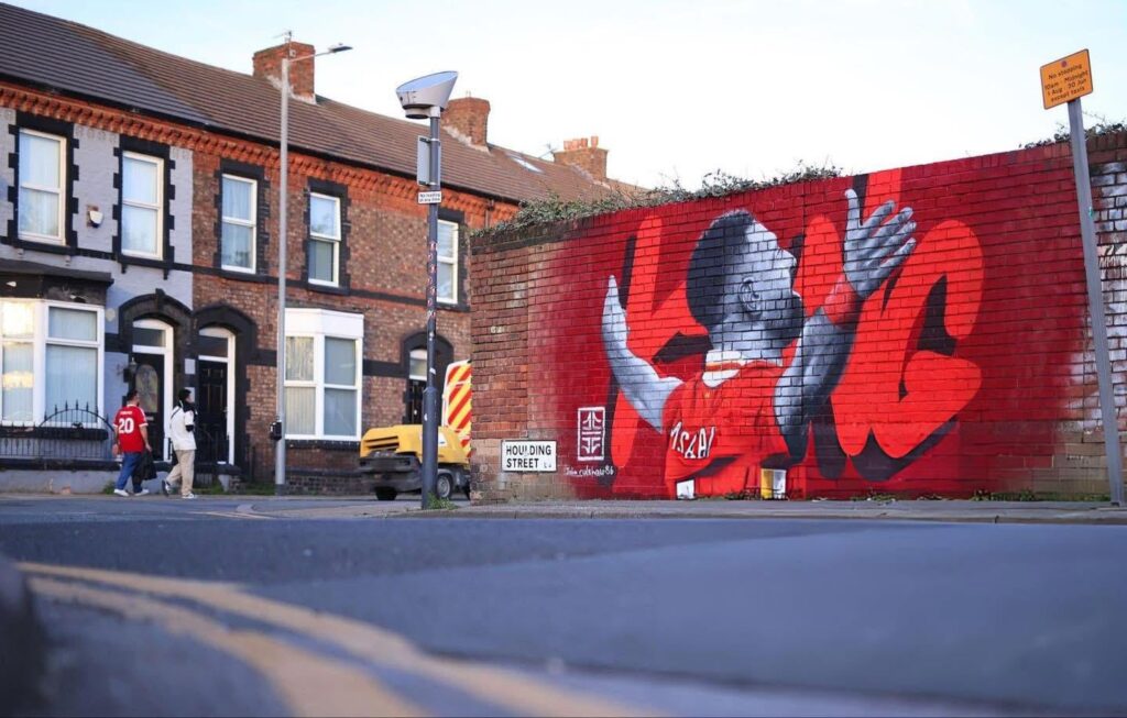 New Mohamed Salah mural