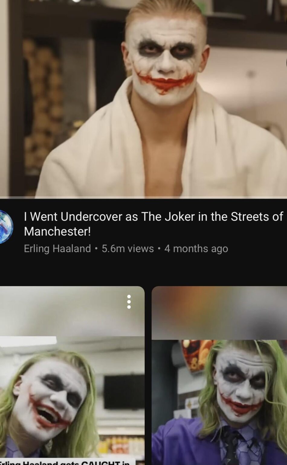 Admit it! You hated that Haaland was making Youtube videos, but now you started watching them during the international break 😜