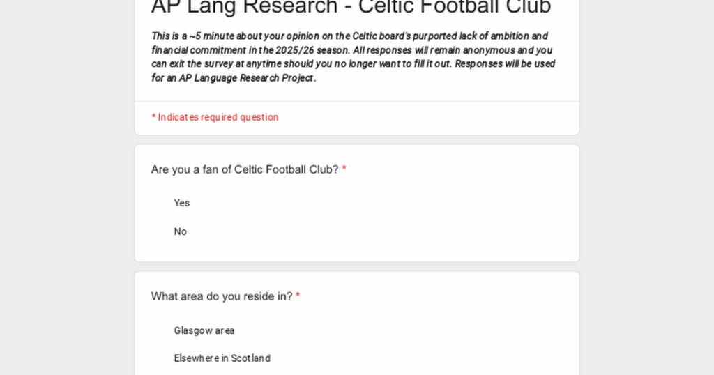 Help with a research project