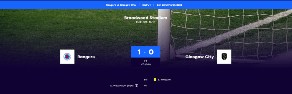 Just realised Glasgow City and Killie both had their first league loss on the same day, in SWPL 1 and 2 respectively.