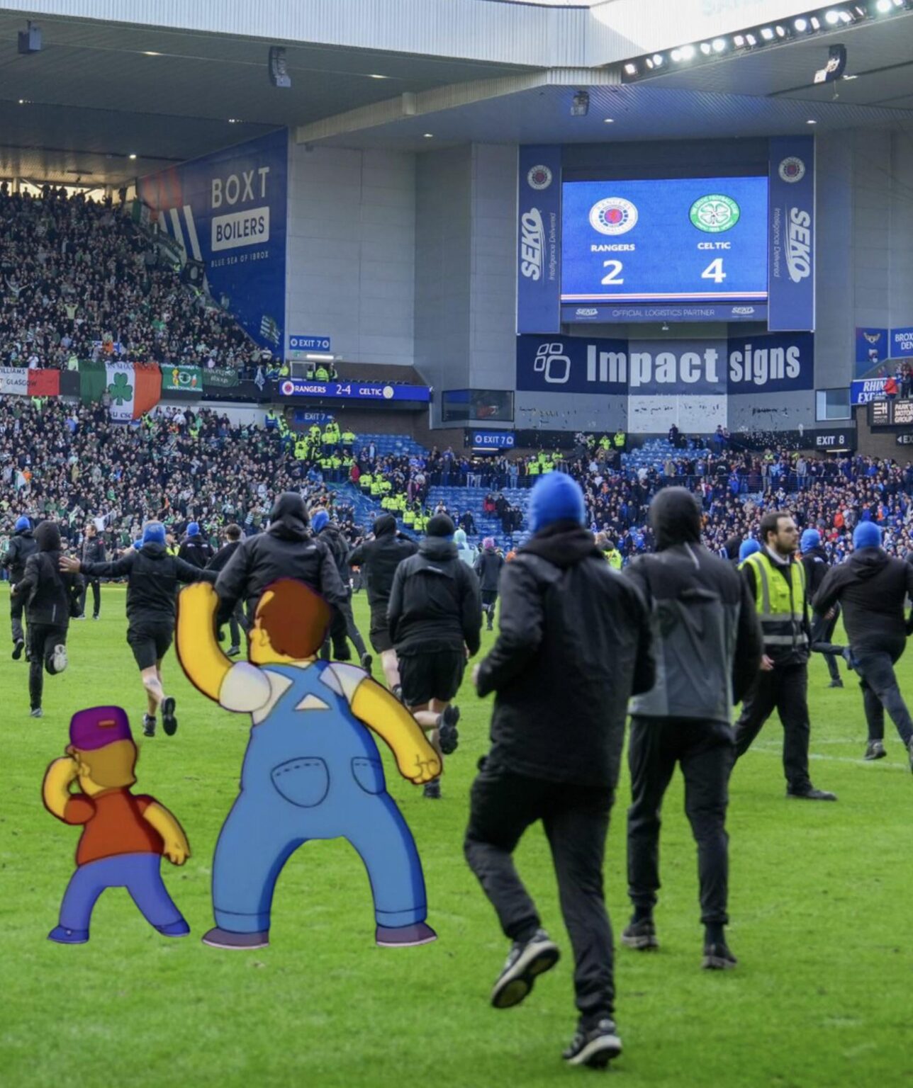 Ranger Bears didn’t shake hard enough at the away end, that would have showed them