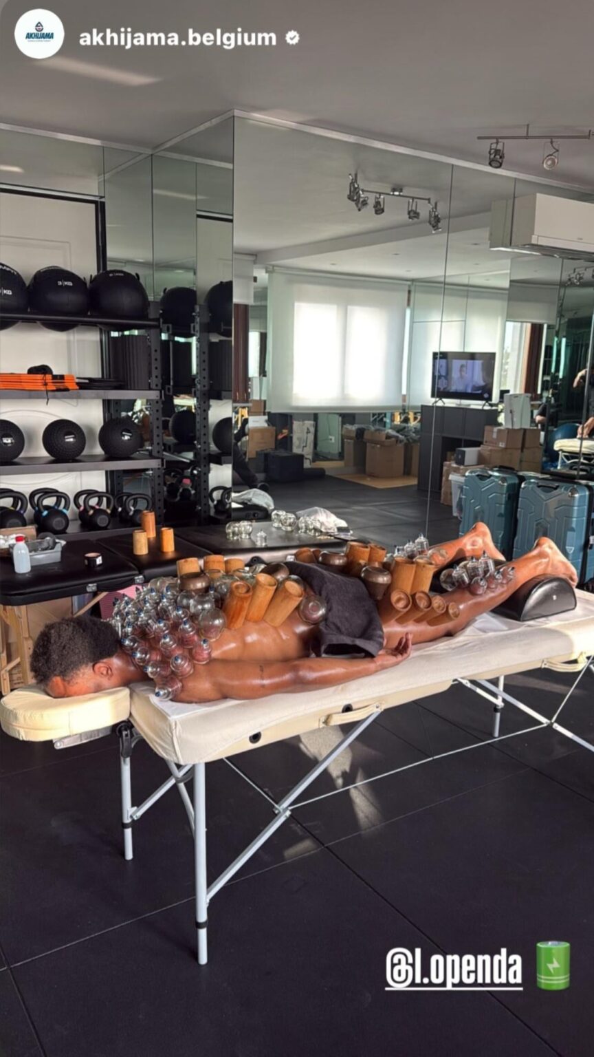 We get it Openda, you do cupping....