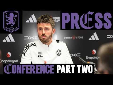 Michael Carrick Pre-Villa | Press Conference: Part Two