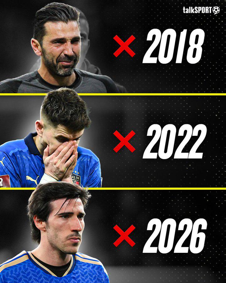 [Post Match Thread] Italy have FAILED to qualify for a third consecutive World Cup!