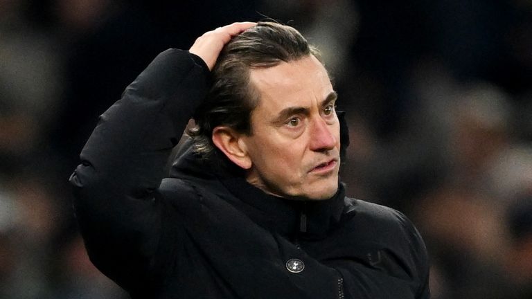 Thomas Frank was sacked in February. Pic: Reuters