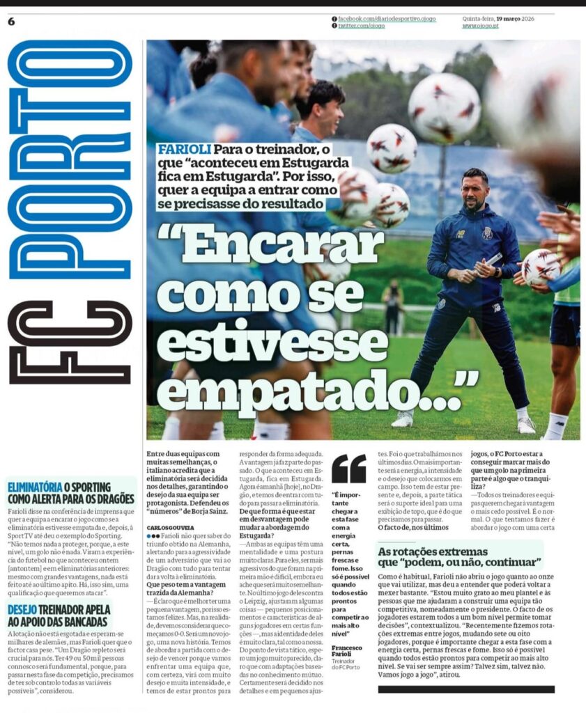 Jornal OJOGO 19/03/2026