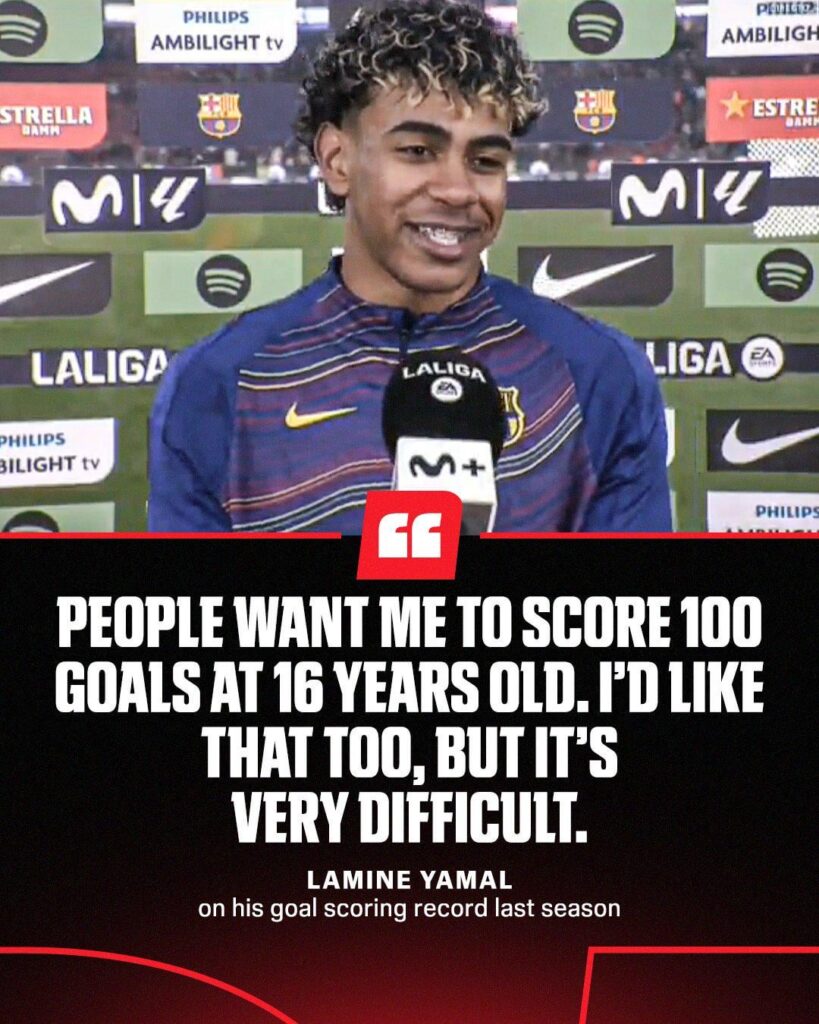 Lamine on the expectations from him: post match -