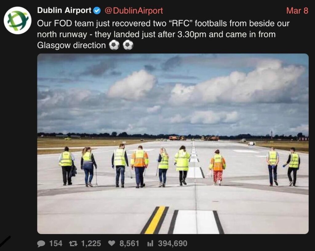 Dublin Airport having a field day