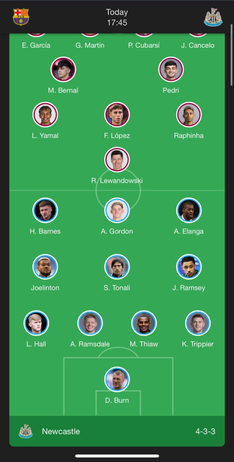 Dan Burn between the sticks!