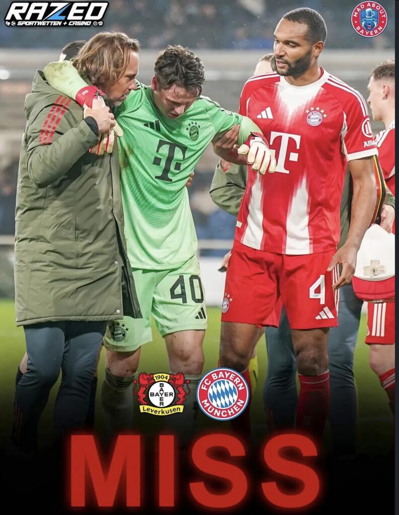 JUST IN: Jonas Urbig is suspected to have suffered a concussion💔