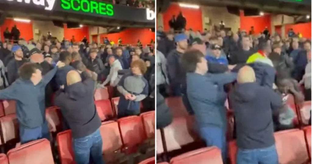 Thierno Barry posts video of Everton fans attacking his friends after Arsenal defeat at Emirates Stadium | Football Thierno Barry posts video of Everton fans attacking his friends after Arsenal defeat at Emirates Stadium