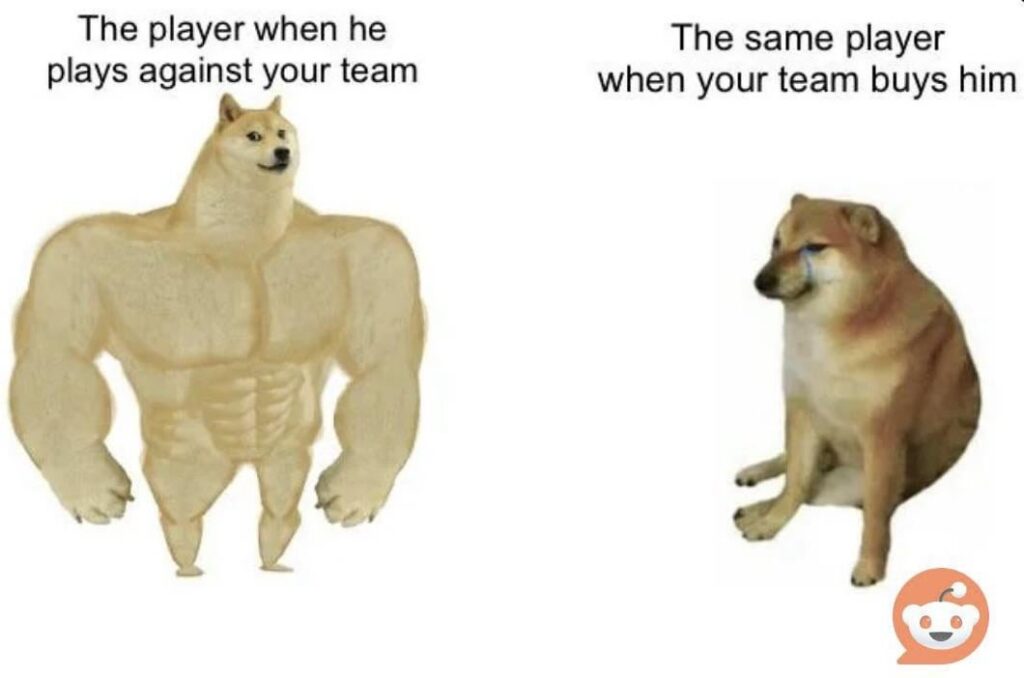 Who was that player in your favorite teams?