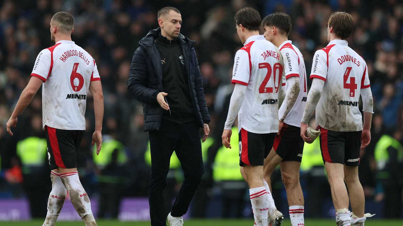 Tonda Eckert and Southampton FC players