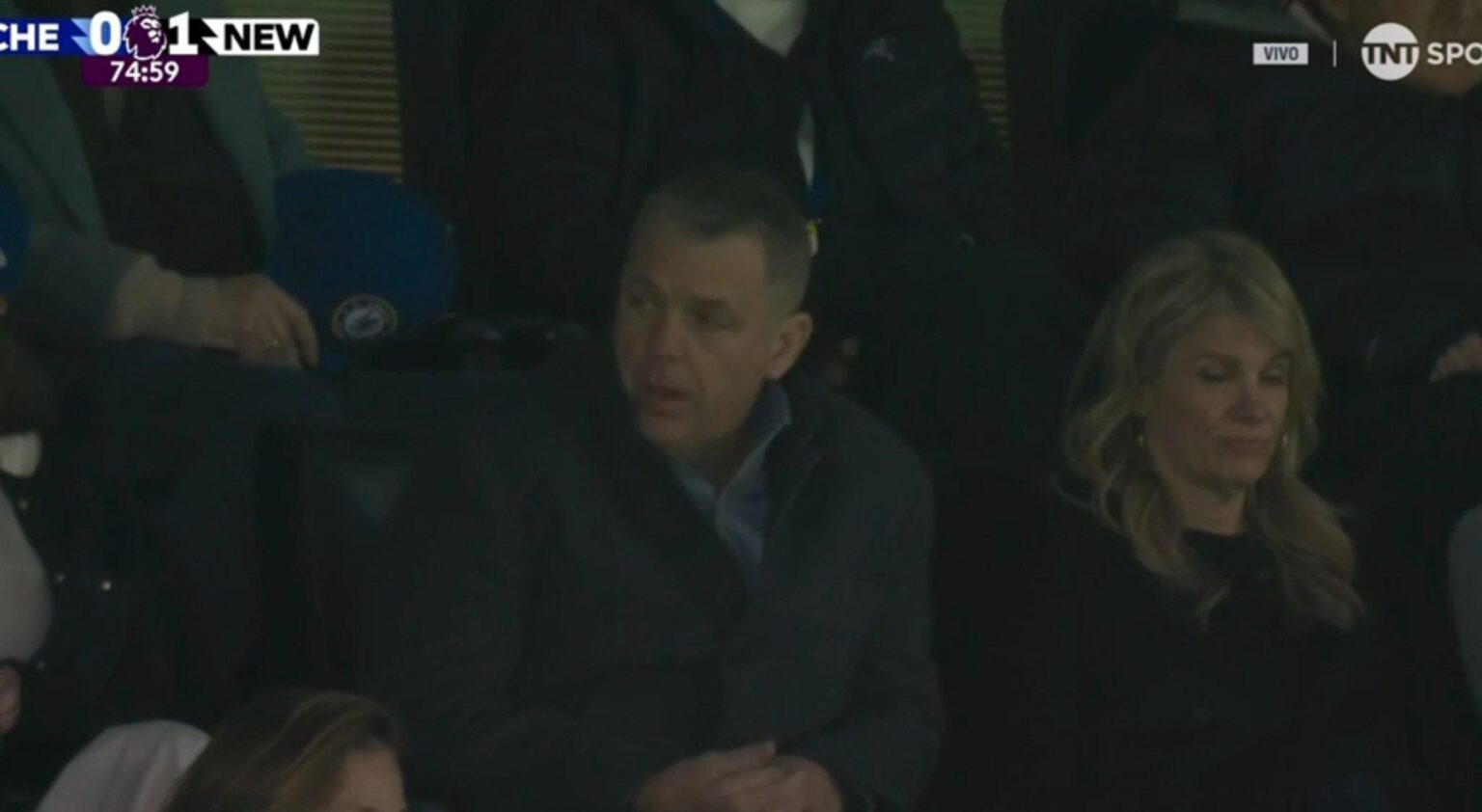 Chelsea's owner Todd Boehly is in attendance to watch Chelsea at Stamford Bridge.