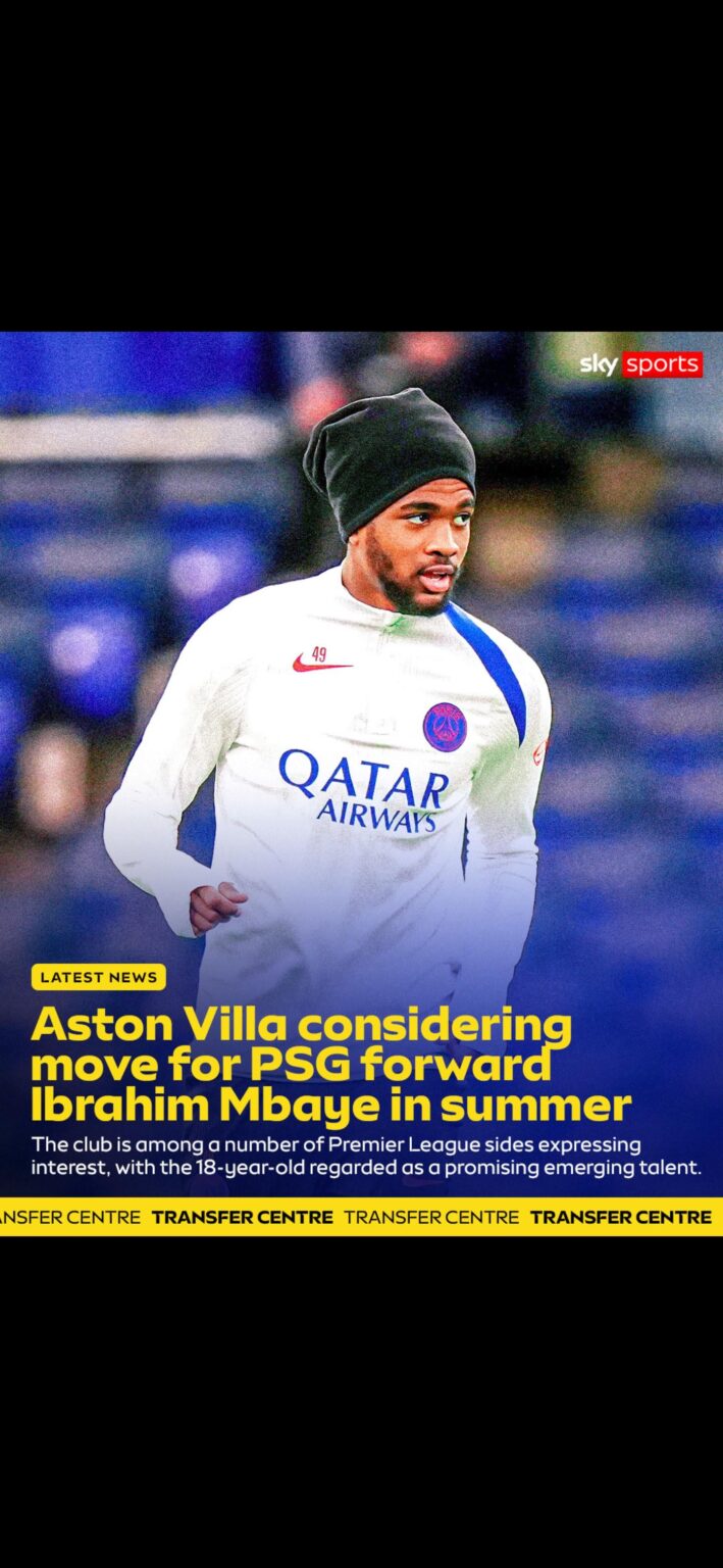 Rumoured interest in PSG forward Mbaye.