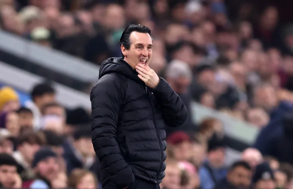 Unai Emery in Aston Villa against Chelsea