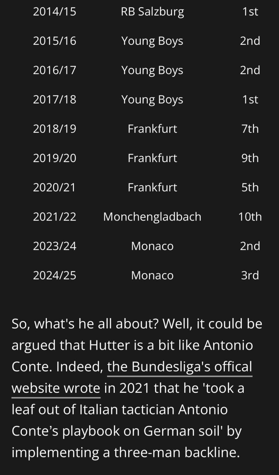 3 in the back again with Adi in charge??