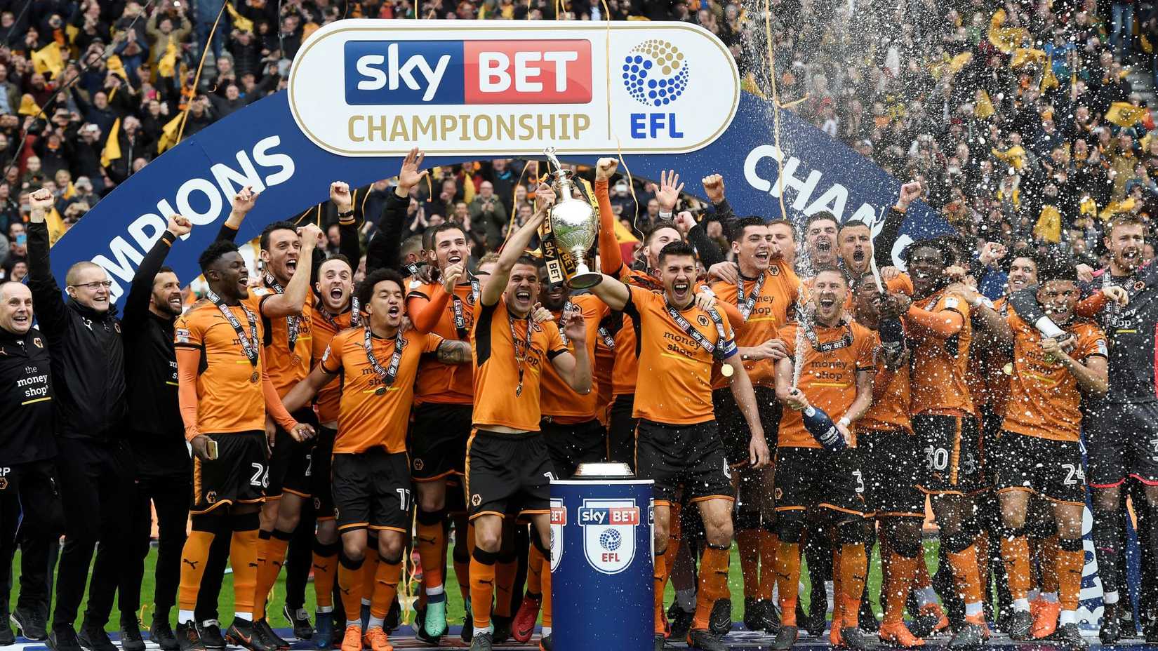 Wolves win the Championship in 2018