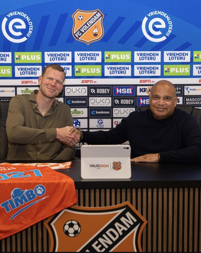 Henk Veerman jaar langer door bij FC Volendam
