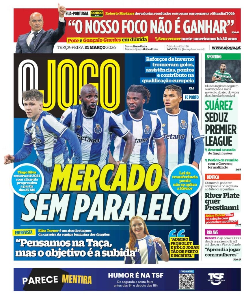 Jornal OJOGO 31/03/2026
