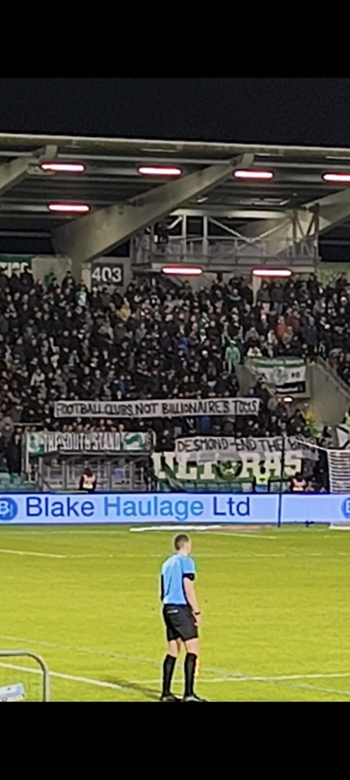 Message from Shamrock rovers fans